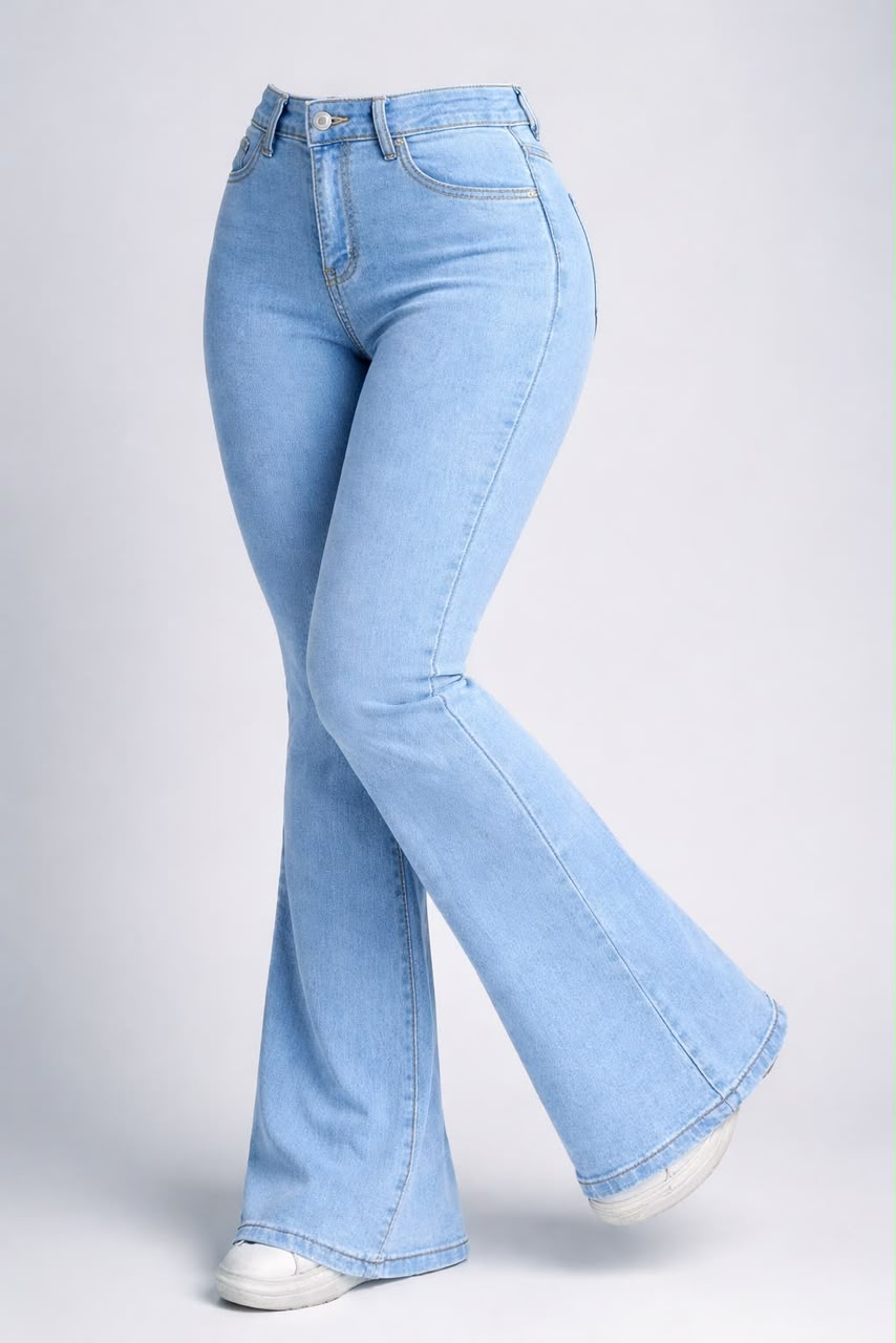 Light Blue Flare Jeans